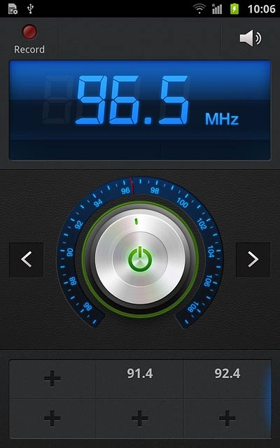 Press + at the bottom of the display.