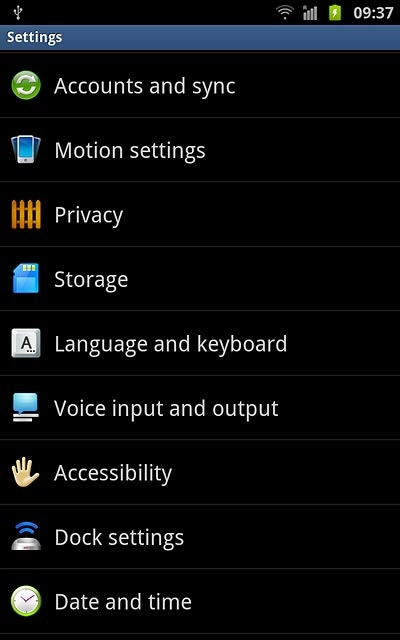 Press Date and time.