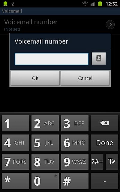 Key in +61414121121 and press OK.