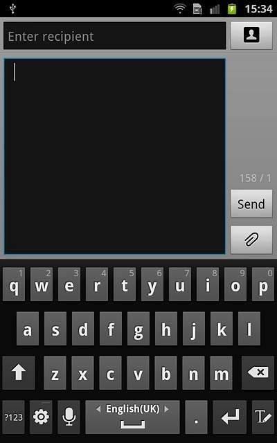 Press the settings icon.