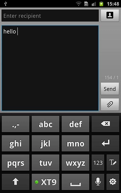 To key in symbols:Press 123 and then ?#+.
