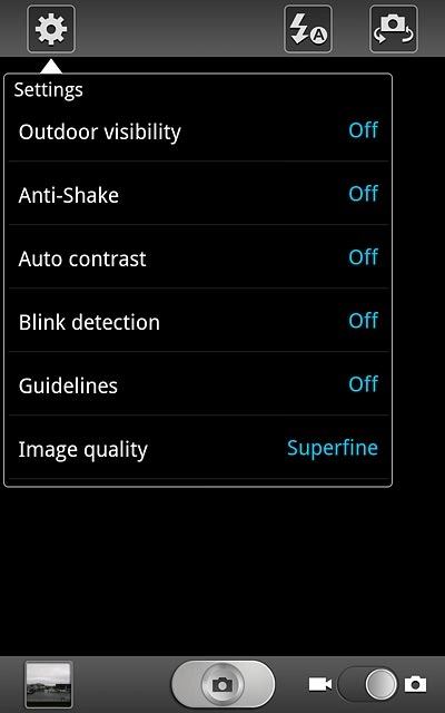 Press Image quality.