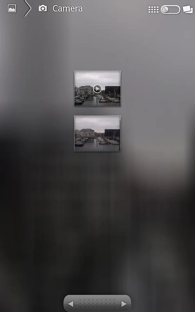 Go to the required folder.Press the required picture or the required video clip.