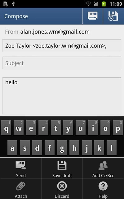 Press Attach.Go to the required folder.