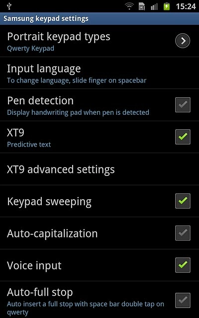 Press Input language.