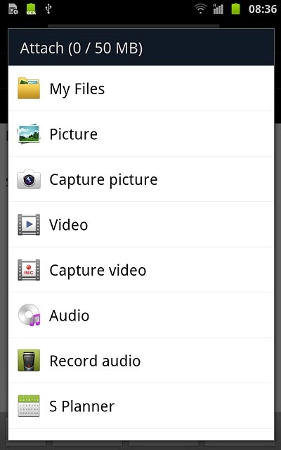Press My Files.Go to the required folder.
