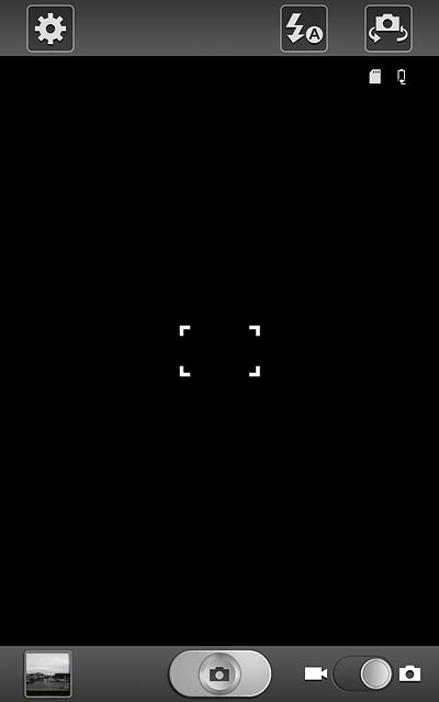If the camera is turned on:Drag the indicator to the video recorder icon.