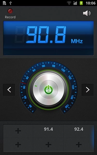 Turn the button in the middle of the display to select the required channel.