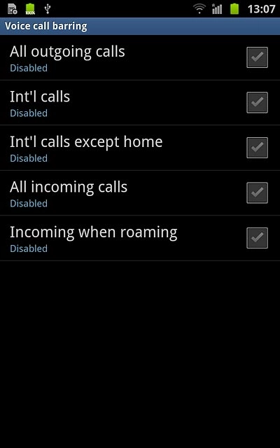 All incoming calls
