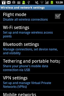 Press Wi-Fi settings.