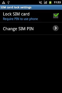 Press Change SIM PIN.