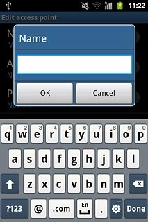 Key in Vodafone Mail and press OK.