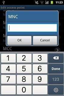 Key in 03 and press OK.