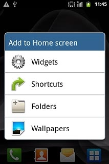 Press the required shortcut.Follow the instructions on the display to add the required shortcut.