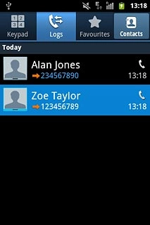 Press the required number.