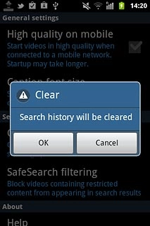 Press OK to confirm.