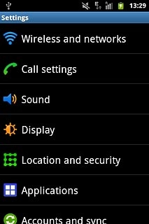 Press Call settings.