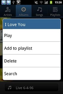 Press Add to playlist.