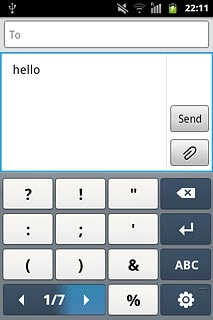 Press 1/7 to see more symbols.