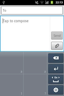 To key in letters:Key in the required letters in the top left field or the top right field.