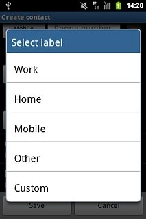 Press the required email type.