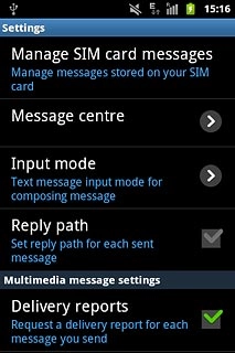 When the box next to the menu item is empty, the function is turned off.