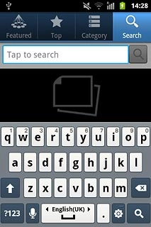 If you select Search: