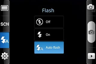 Press Auto flash or On.