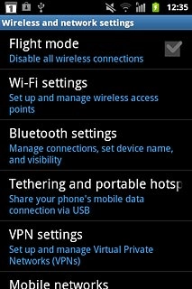 Press Bluetooth settings.