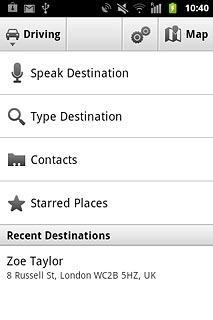 Press one of the following search options:Speak Destination, go to 2a.