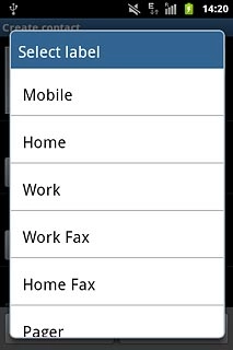 Press the required number type.