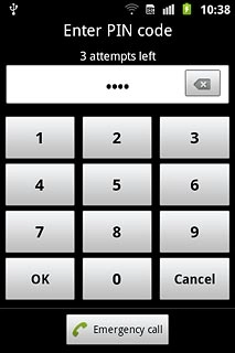 Key in your PIN and press OK.
