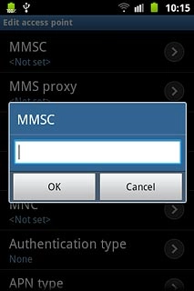 Key in http://pxt.vodafone.net.au/pxtsend and press OK.