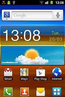 Press the phone icon.