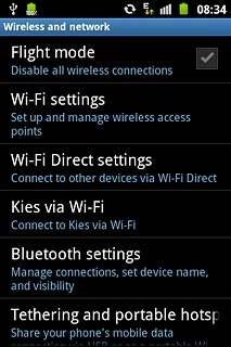 Press Wi-Fi settings.