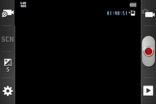 Press the record icon to start the video recorder.