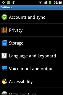 Press Accounts and sync.