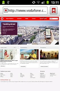 Press the bookmarks icon.