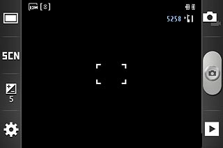 Press the scene mode icon.