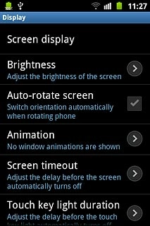 Press Screen timeout.