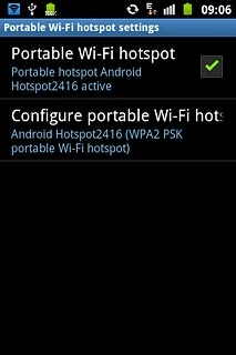 When the box next to the menu item is ticked (V), the function is turned on.