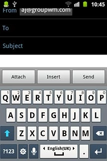 Press the settings icon (a gear wheel).