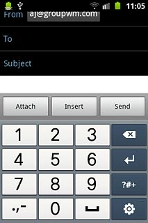 Press ?#+ and then ABC to return to text input.