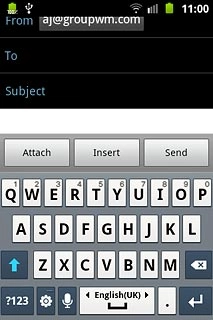 Press once on each letter key to write the required word.A number of words based on the letters you've keyed in are displayed.