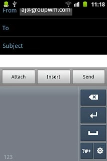 To key in symbols:Press the symbol selection icon until ?#+ is displayed in the bottom left corner of the display.