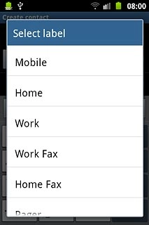Press the required number type.