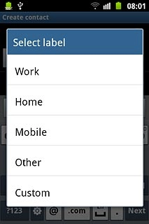 Press the required email type.
