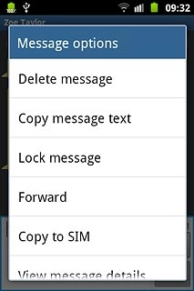 Press Forward.Key in the first letters of the required contact.Matching contacts are displayed.