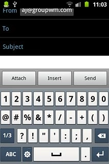 Press the required numbers or the required symbols.