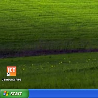 Start the program Samsung Kies on your computer.